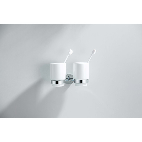 Двойной стакан для зубных щеток Aquatek Бетта AQ4617CR - фото 4