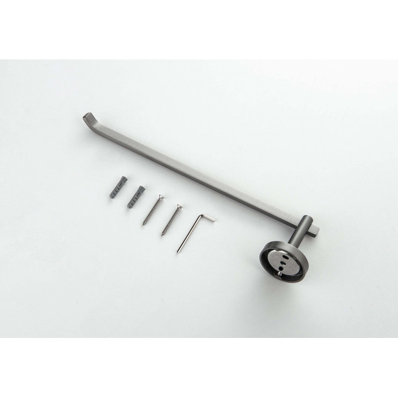 Полотенцедержатель Aquatek Бетта AQ4619BGM, цвет оружейная сталь - фото 3