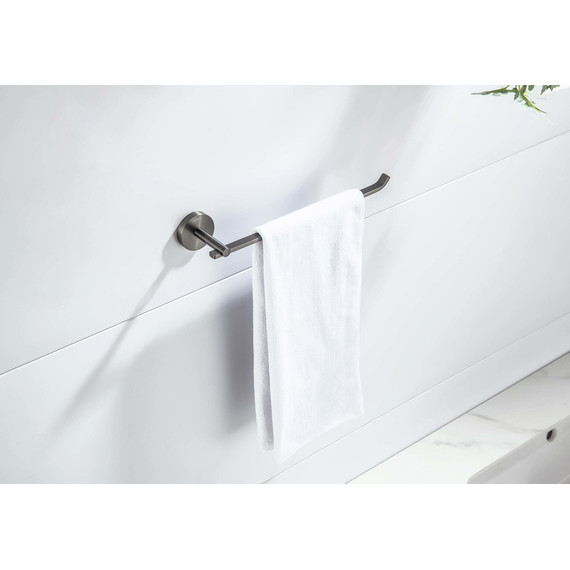 Полотенцедержатель Aquatek Бетта AQ4619BGM, цвет оружейная сталь - фото 4