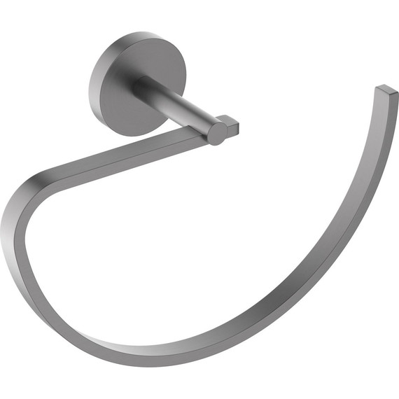 Кольцо для полотенец Aquatek Бетта AQ4621BGM, цвет оружейная сталь - фото 2