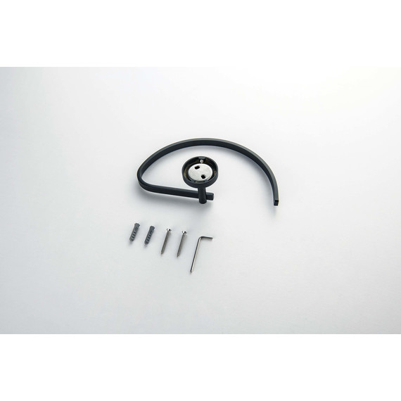 Кольцо для полотенец Aquatek Бетта AQ4621MB, цвет чёрный матовый - фото 6