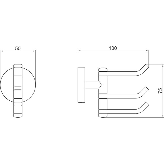 Тройной крючок Aquatek Бетта AQ4632BGM, цвет оружейная сталь - фото, картинка 7 Тройной крючок Aquatek Бетта AQ4632BGM, цвет оружейная сталь - фото 7
