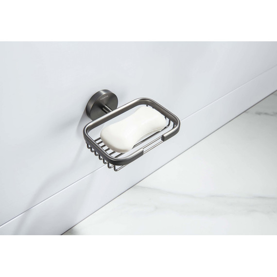 Мыльница Aquatek Бетта AQ4633BGM, цвет оружейная сталь - фото 4