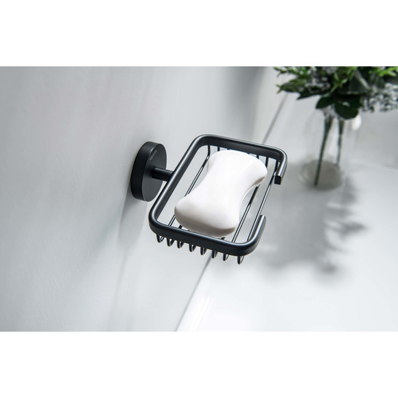 Мыльница Aquatek Бетта AQ4633MB, цвет чёрный матовый - фото 4