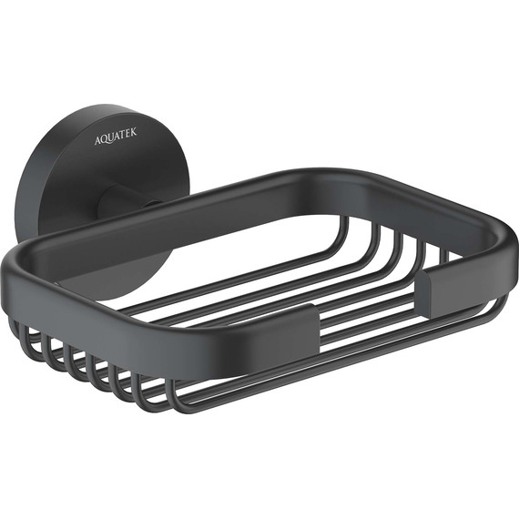 Мыльница Aquatek Бетта AQ4633MB, цвет чёрный матовый - фото 2