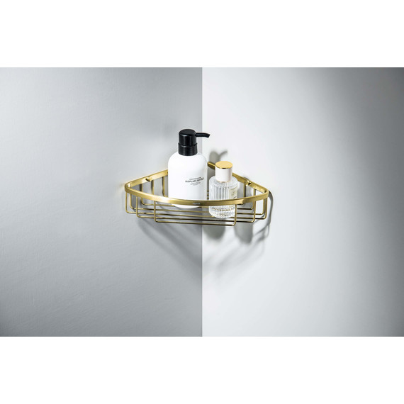 Полка угловая Aquatek AQ4906BG, цвет золото шлифованное - фото 4