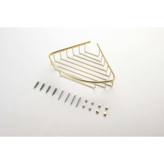 Полка угловая Aquatek AQ4906BG, цвет золото шлифованное - фото 5