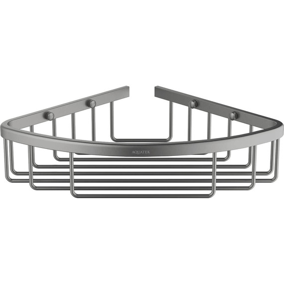 Полка угловая Aquatek AQ4906BGM, цвет оружейная сталь - фото 2