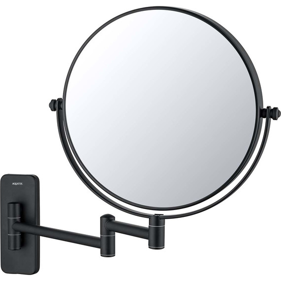 Зеркало косметическое настенное Aquatek  AQ4911MB, цвет чёрный матовый - фото 6