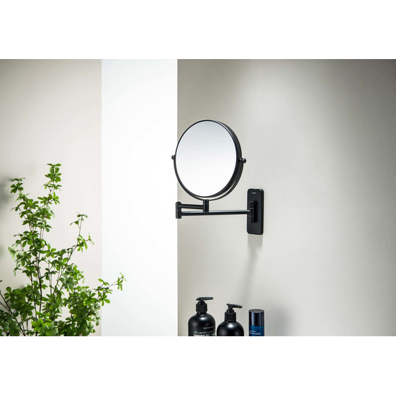 Зеркало косметическое настенное Aquatek  AQ4911MB, цвет чёрный матовый - фото 5