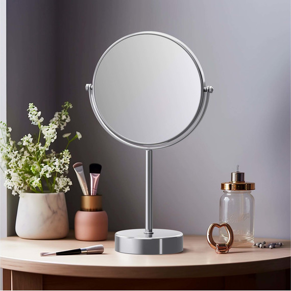 Зеркало косметическое настольное Aquatek  AQ4914CR - фото 7