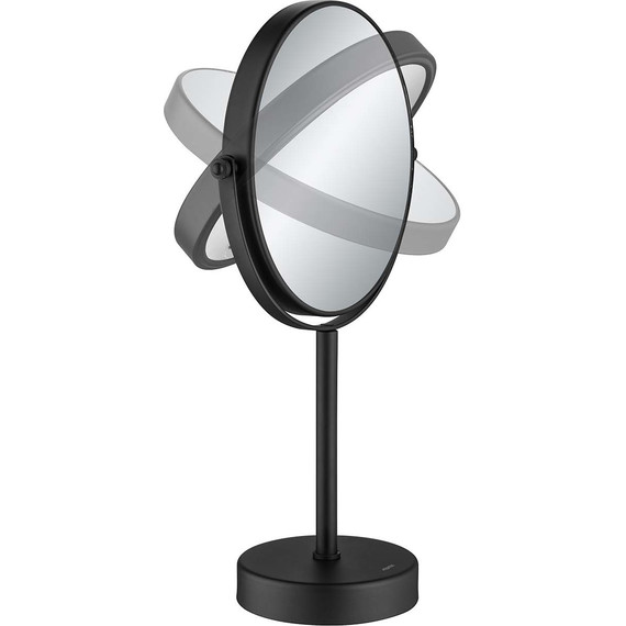 Зеркало косметическое настольное Aquatek  AQ4914MB, цвет чёрный матовый - фото 2