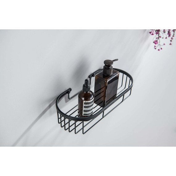 Полка Aquatek  AQ4916MB, цвет чёрный матовый - фото 3