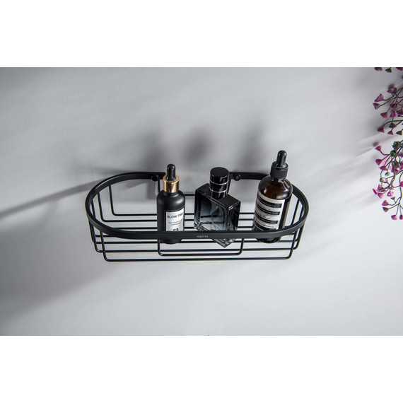 Полка Aquatek  AQ4916MB, цвет чёрный матовый - фото 5