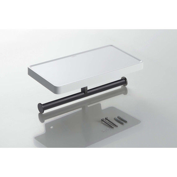 Держатель для туалетной бумаги Aquatek Европа AQ4919MB, цвет чёрный матовый - фото 11