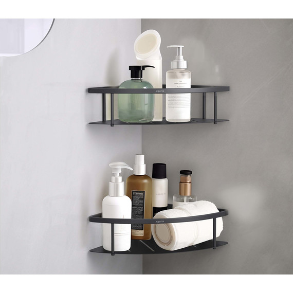 Полка угловая Aquatek  AQ4926MB, цвет чёрный матовый - фото 9