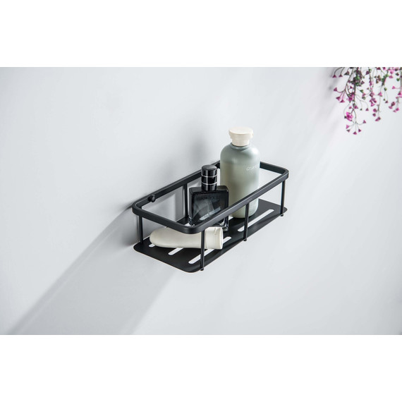 Полка Aquatek  AQ4936MB, цвет чёрный матовый - фото 3