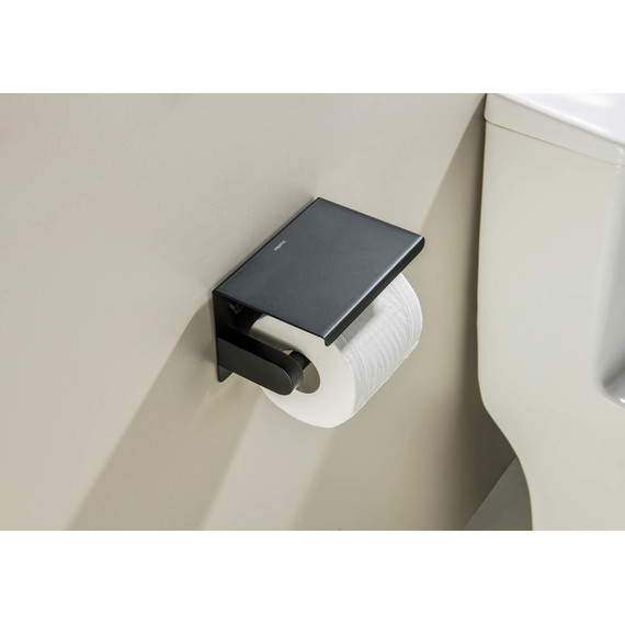 Держатель для туалетной бумаги Aquatek Европа AQ4939MB, цвет чёрный матовый - фото 5