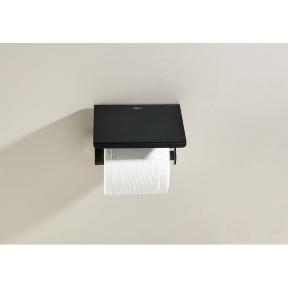 Держатель для туалетной бумаги Aquatek Европа AQ4939MB, цвет чёрный матовый - фото 3