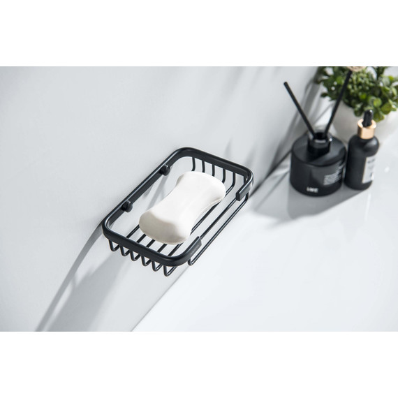 Мыльница Aquatek  AQ4946MB, цвет чёрный матовый - фото 3