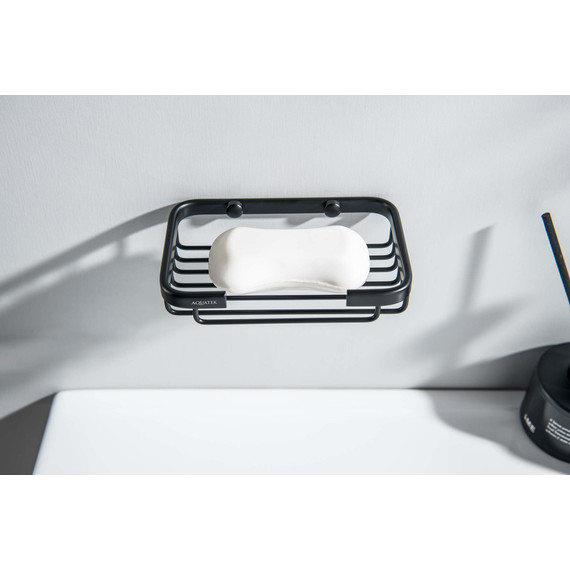 Мыльница Aquatek  AQ4946MB, цвет чёрный матовый - фото 4