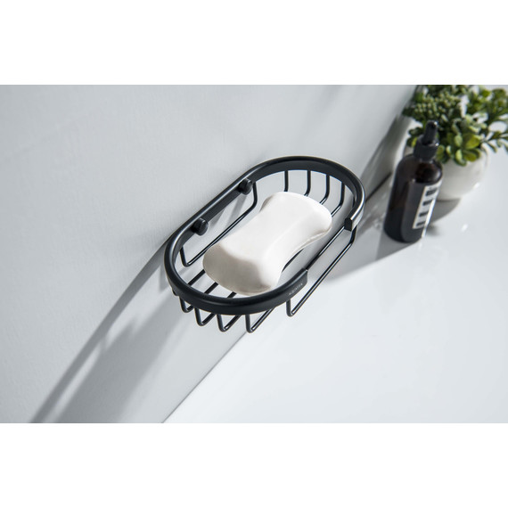 Мыльница Aquatek  AQ4956MB, цвет чёрный матовый - фото 2