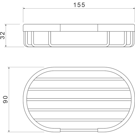 Мыльница Aquatek  AQ4956MB, цвет чёрный матовый - фото 5