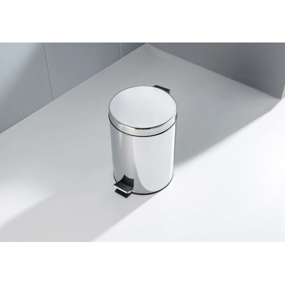 Ведро для мусора с педалью Aquatek 5 л AQ4991CR - фото 6