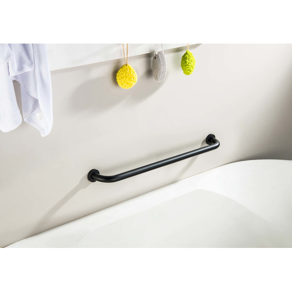 Поручень для ванны Aquatek  AQ4996MB, цвет чёрный матовый - фото 4