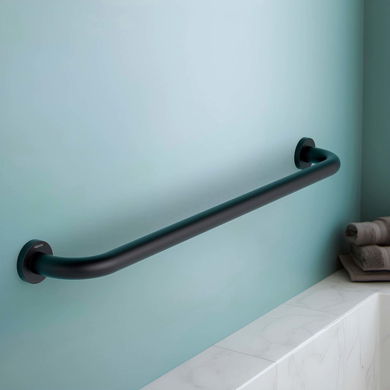 Поручень для ванны Aquatek  AQ4996MB, цвет чёрный матовый - фото 5