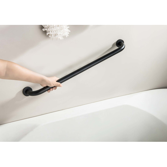 Поручень для ванны Aquatek  AQ4996MB, цвет чёрный матовый - фото 2