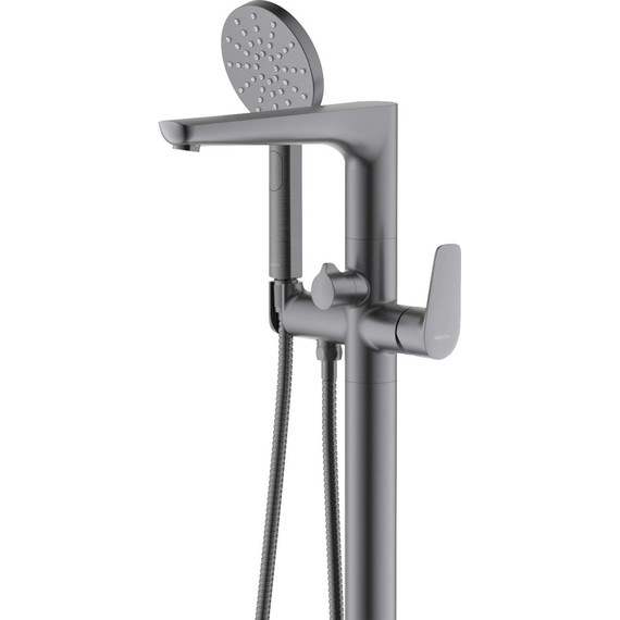 Смеситель для ванны Aquatek Бетта AQ1145BGM (со скрытой частью) оружейная сталь, Цвет производителя: оружейная сталь - фото 3