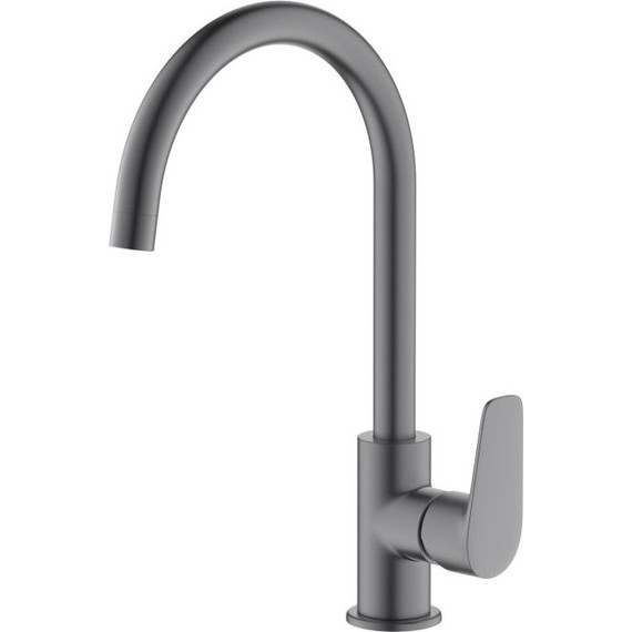 Смеситель для кухни Aquatek Бетта AQ1182BGM, оружейная сталь, Цвет производителя: оружейная сталь - фото 2