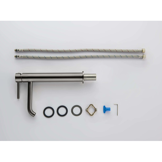 Смеситель для раковины высокий Aquatek Европа AQ1304BGM, оружейная сталь, Цвет производителя: оружейная сталь - фото 5