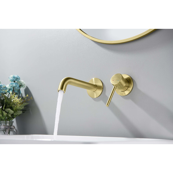 Смеситель для раковины настенный Aquatek Европа AQ1313BG, золото шлифованное, Цвет производителя: золото шлифованное - фото, картинка 9 Смеситель для раковины настенный Aquatek Европа AQ1313BG, золото шлифованное, Цвет производителя: золото шлифованное - фото 9