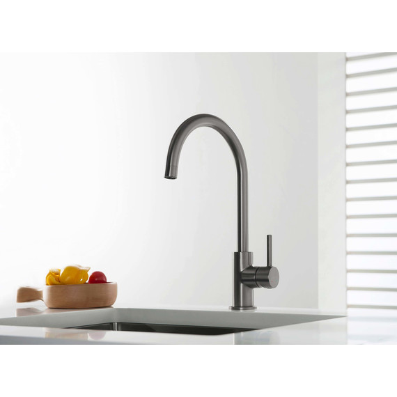 Смеситель для кухни Aquatek Европа AQ1382BGM, оружейная сталь, Цвет производителя: оружейная сталь - фото 4