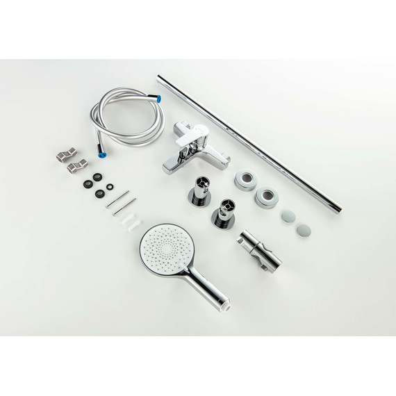 Смеситель для ванны Aquatek Лугано AQ1748CR (с душевым гарнитуром) - фото 2