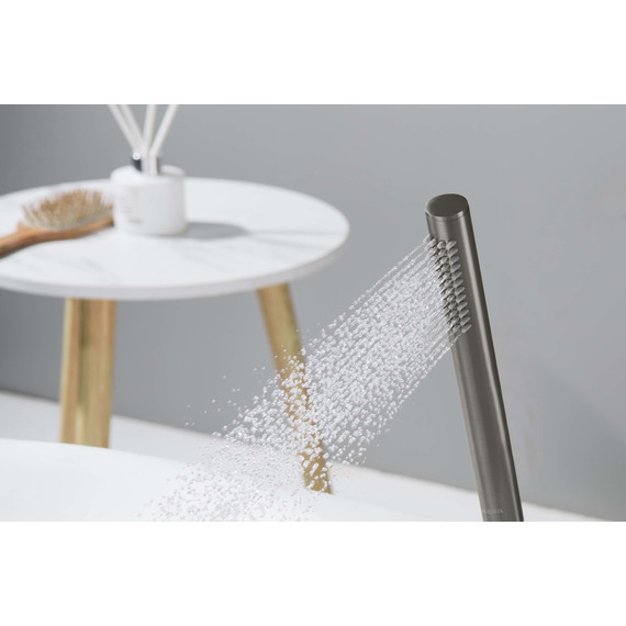 Ручной душ Aquatek Европа AQ2002BGM, оружейная сталь - фото 5