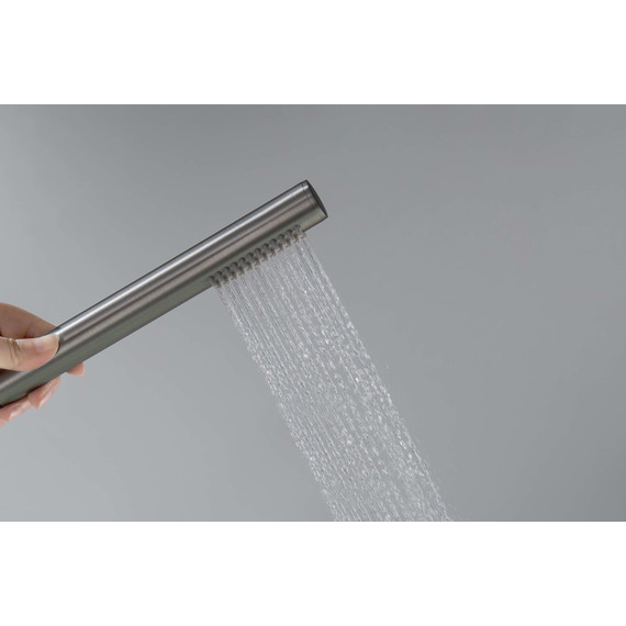 Ручной душ Aquatek Европа AQ2002BGM, оружейная сталь - фото 6