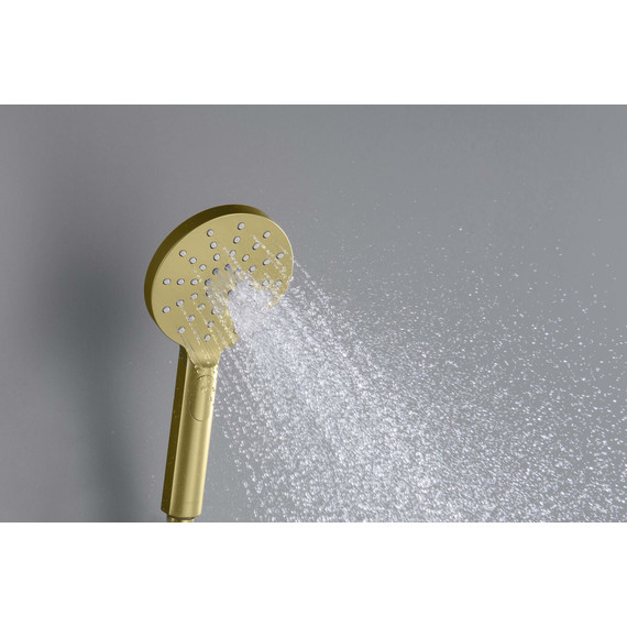 Ручной душ Aquatek Оберон AQ2006BG, золото шлифованное - фото 5