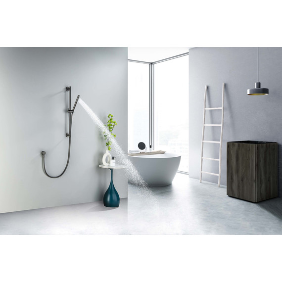 Душевой гарнитур Aquatek Европа AQ2012BGM, оружейная сталь - фото 3