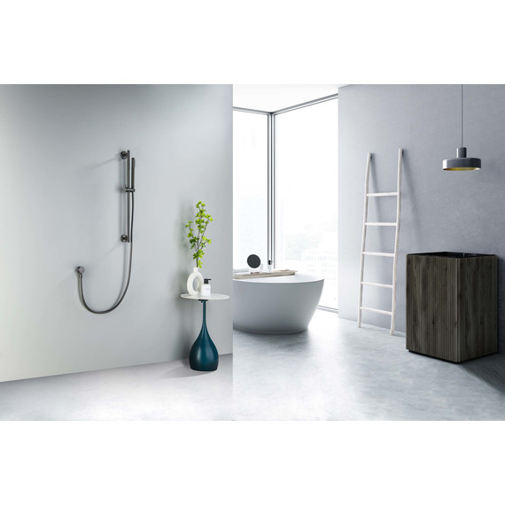 Душевой гарнитур Aquatek Европа AQ2012BGM, оружейная сталь - фото 6