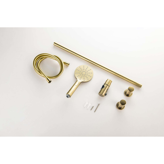 Душевой гарнитур Aquatek Оберон AQ2016BG, золото шлифованное - фото 9