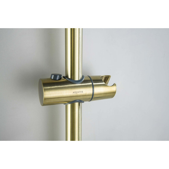 Душевой гарнитур Aquatek Оберон AQ2016BG, золото шлифованное - фото 10