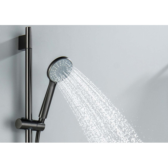 Душевой гарнитур Aquatek Бетта AQ2017BGM, оружейная сталь - фото 6