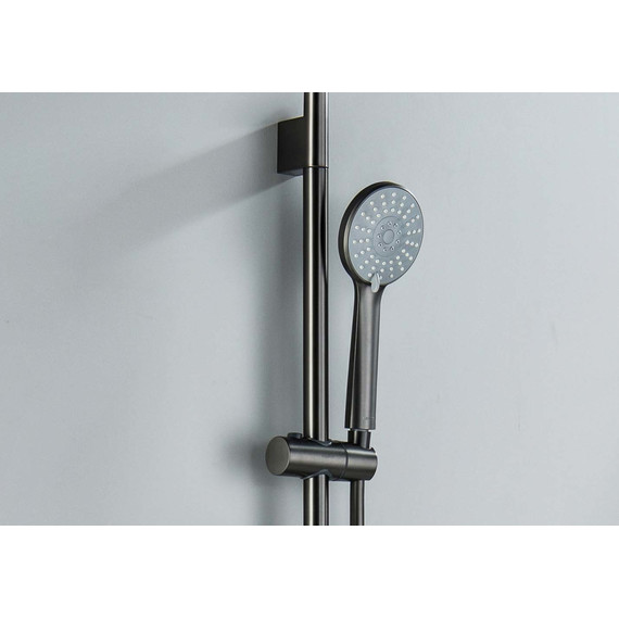 Душевой гарнитур Aquatek Бетта AQ2017BGM, оружейная сталь - фото 9