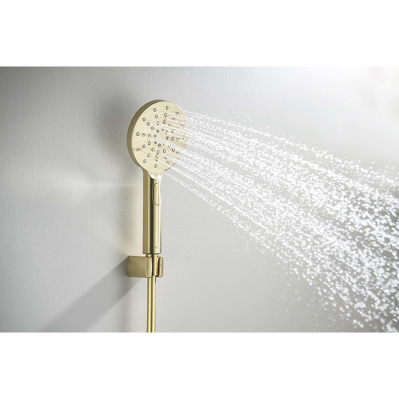 Душевой гарнитур Aquatek Оберон AQ2033BG, золото шлифованное - фото 3