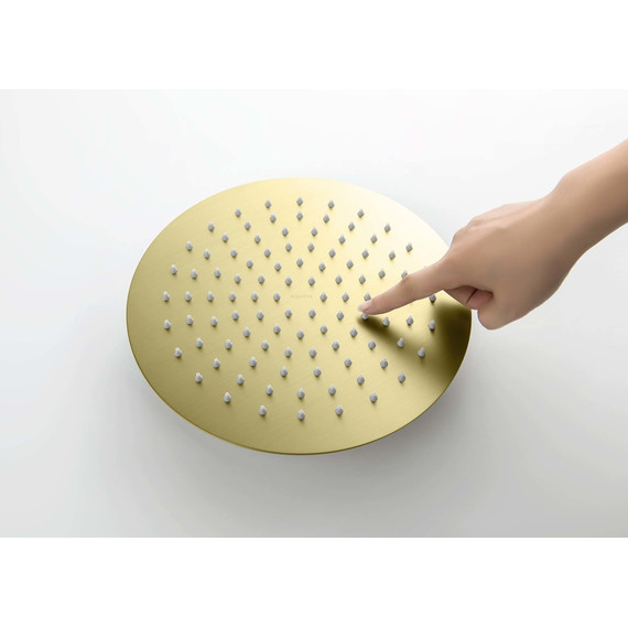 Верхний душ Aquatek 250x250 AQ2073BG, золото шлифованное - фото 8