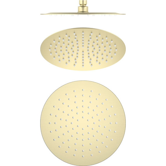 Верхний душ Aquatek 250x250 AQ2073BG, золото шлифованное - фото 2