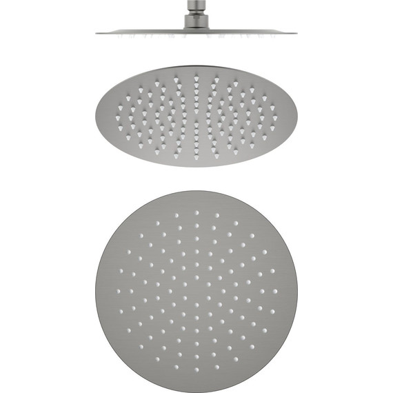 Верхний душ Aquatek 250x250 AQ2073BGM, оружейная сталь - фото 2